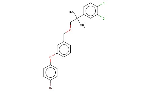 1-(4-BROMOPHENOXY)-3-((2-(3,4-DICHLOROPHENYL)-2-METHYLPROPOXY)METHYL)B ENZENE